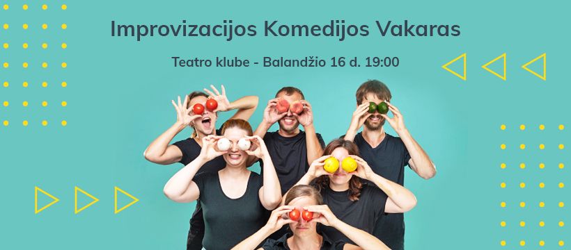 „Impro Kaunas“ Improvizacijos Komedijos Vakaras Tetro Klube