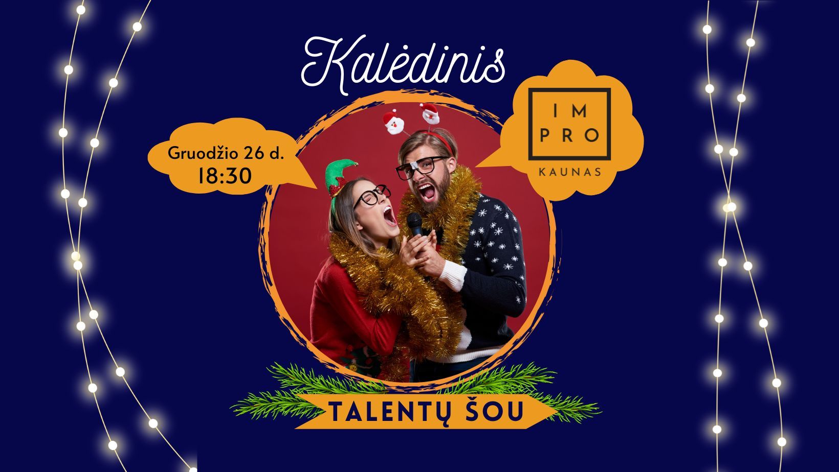 Impro Kalėdos su talentų šou 2024