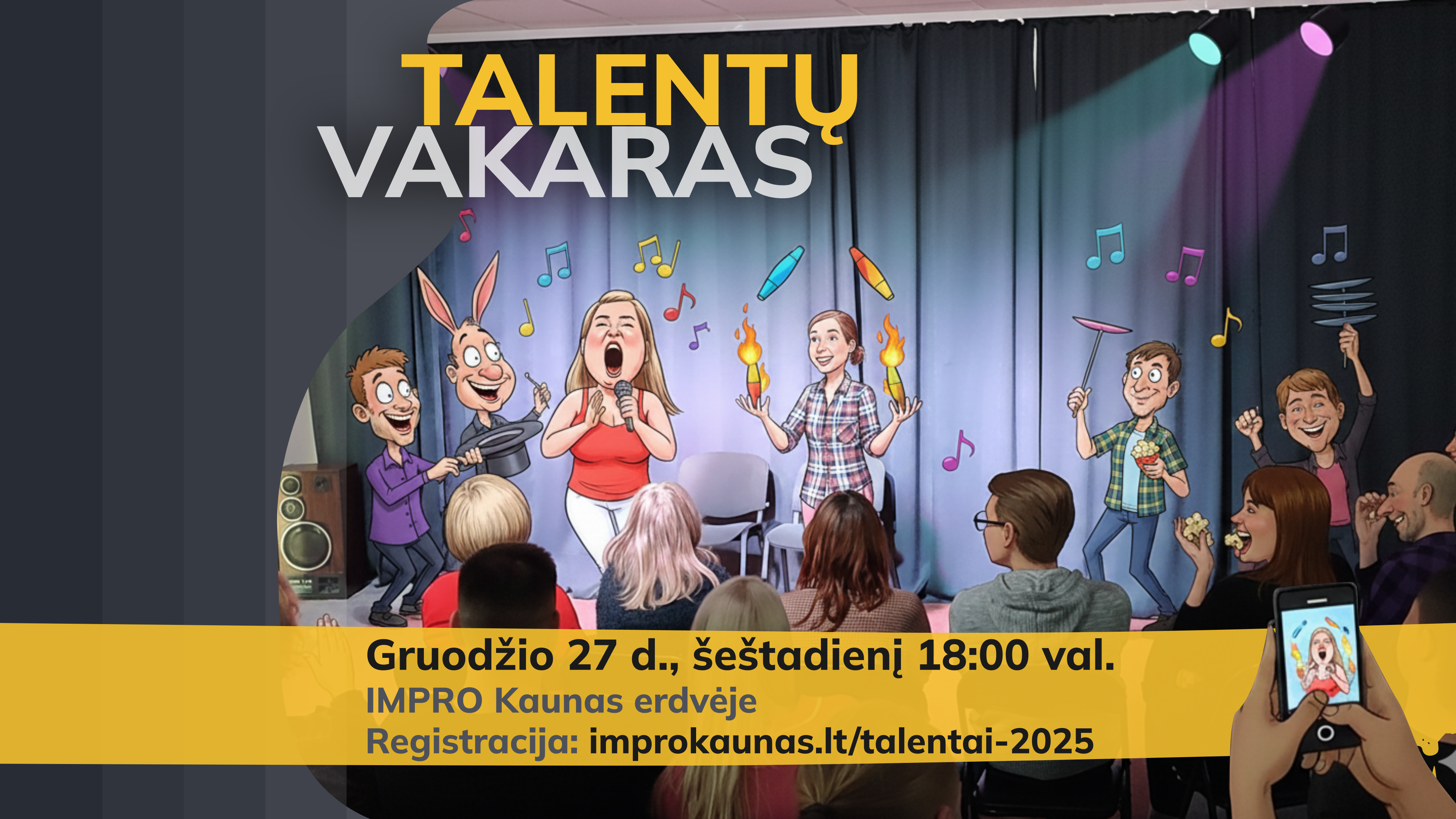 Kalėdinis talentų šou „Padovanok savo pasirodymą“