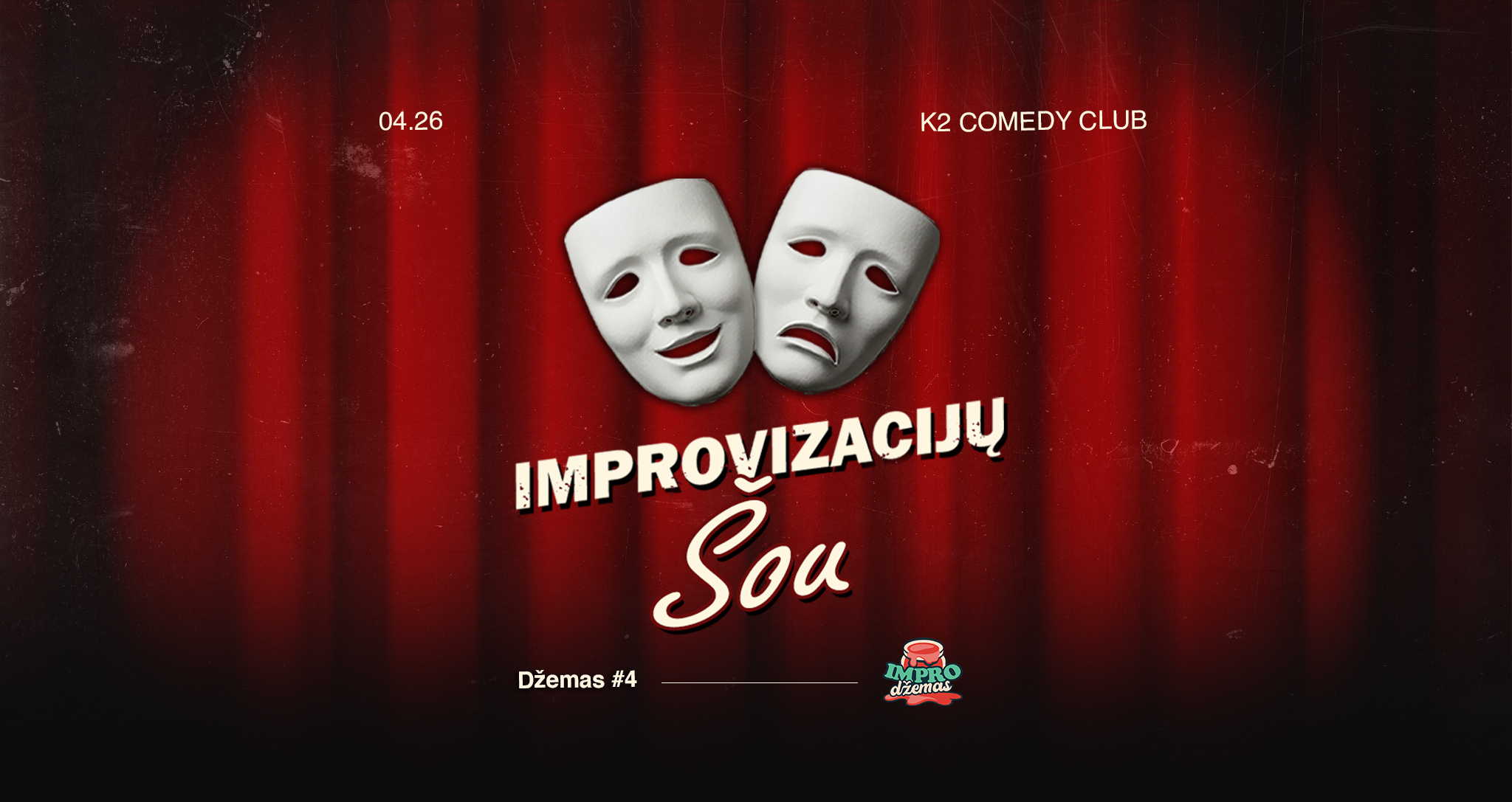 IMPRO džemas Vilniuje K2 Comedy club
