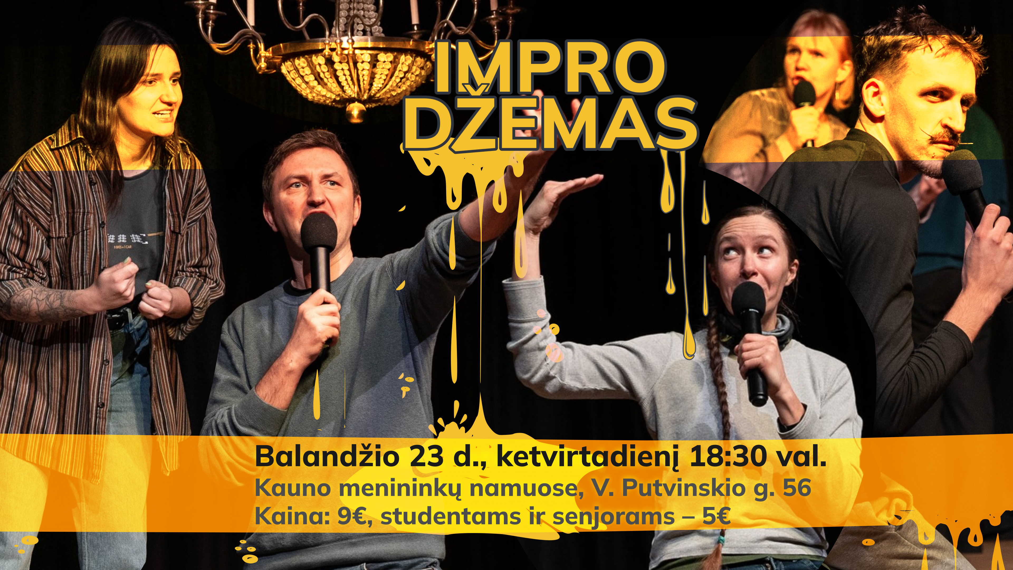 Balandžio IMPRO džemas Kauno menininkų namuose