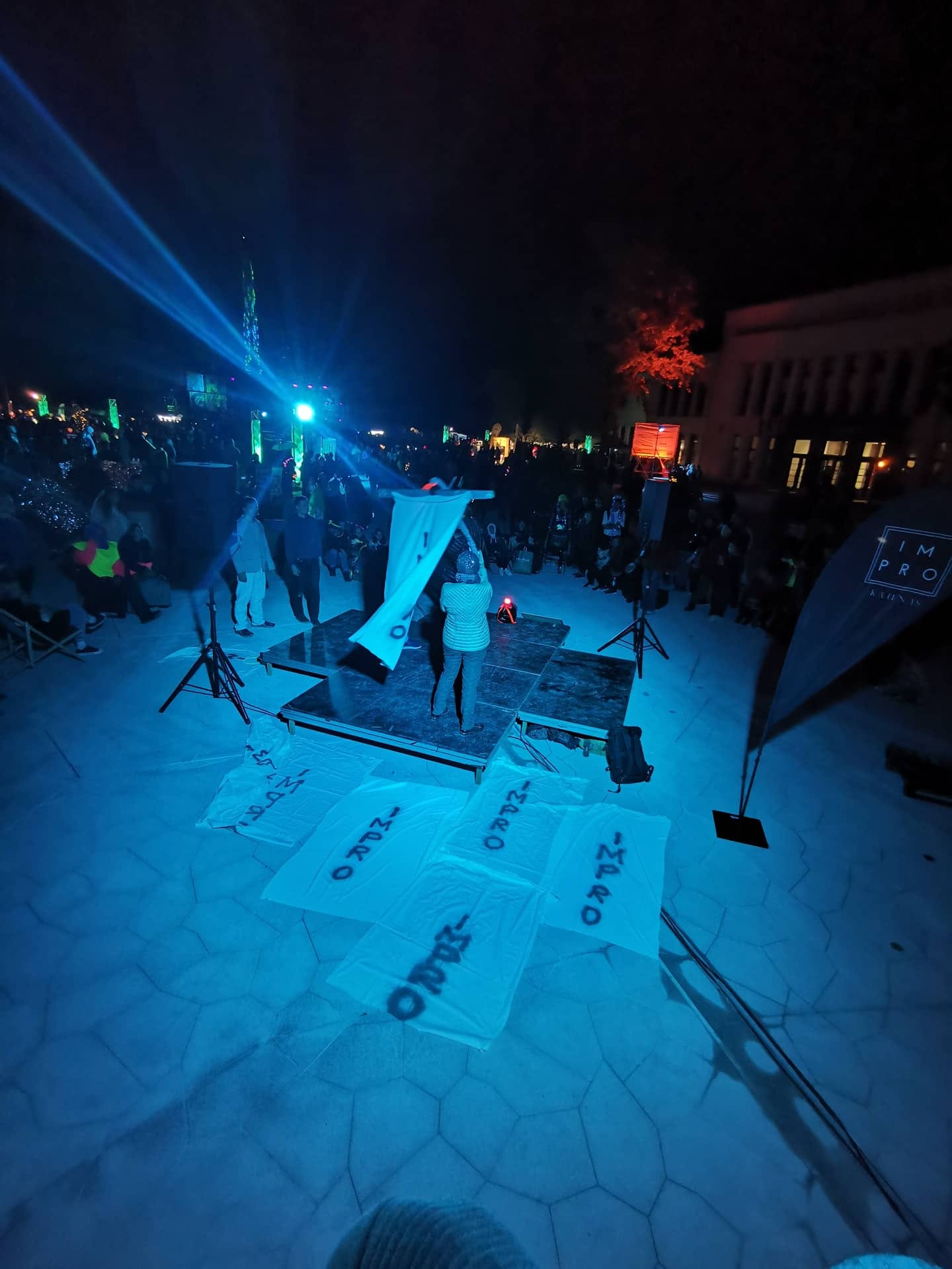 Lipimas į kalną Fluxus festivalyje su Impro Kaunas teatru